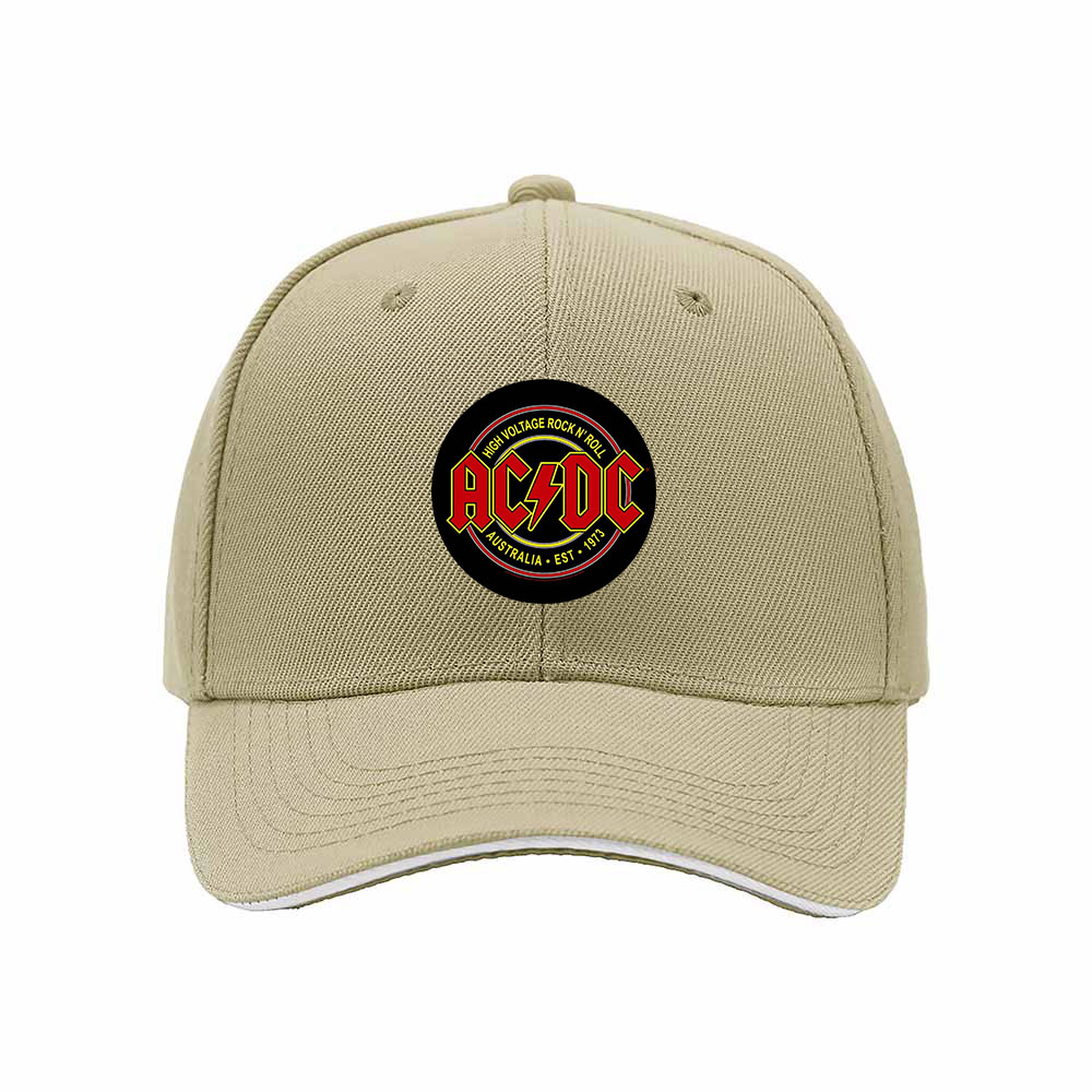 ACDC Rock Band Logo Men's Baseball Cap Black Adjustable Hat Gift - Image 4