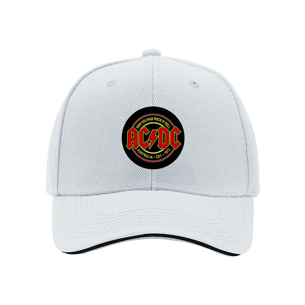 ACDC Rock Band Logo Men's Baseball Cap Black Adjustable Hat Gift - Image 5