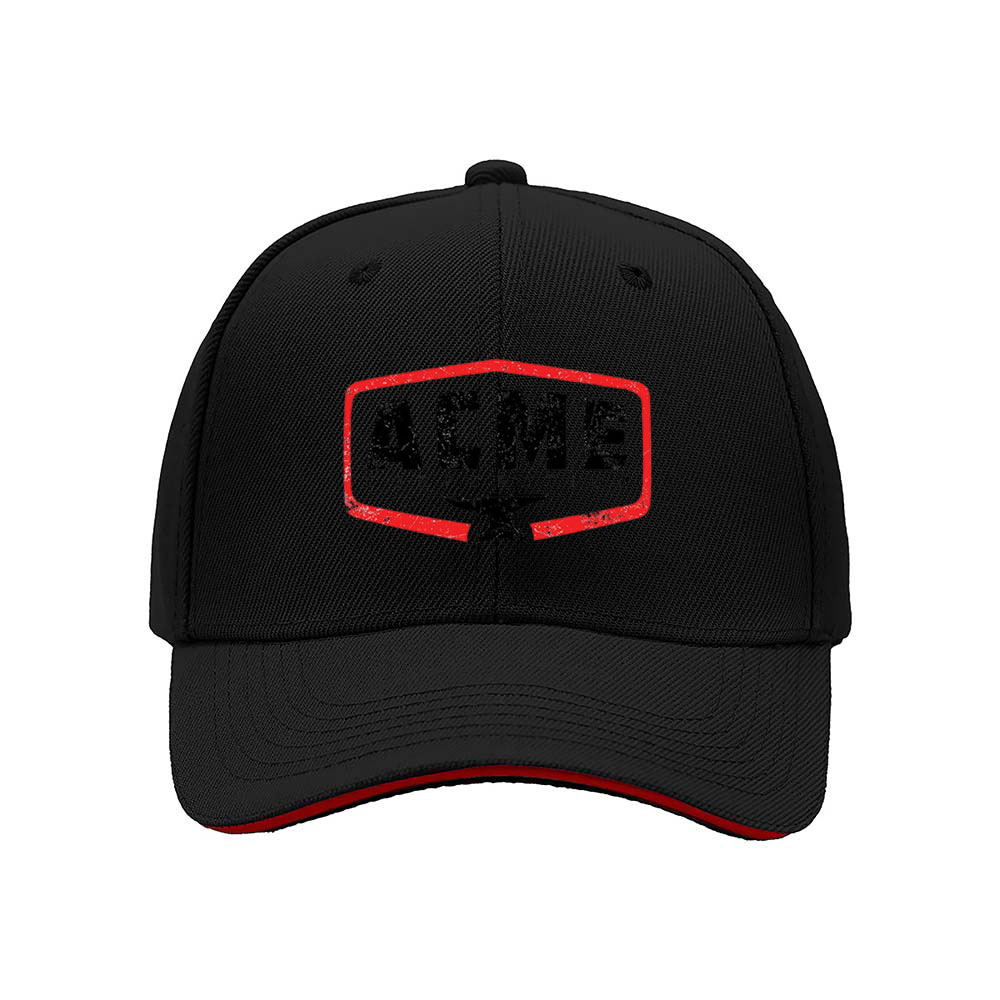 Black Red Logo Baseball Cap Men's Women's Fashion Gift Streetwear