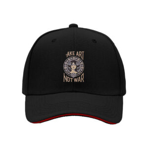 Make Art Not War Baseball Cap for Men Women Fashion Gift Hat