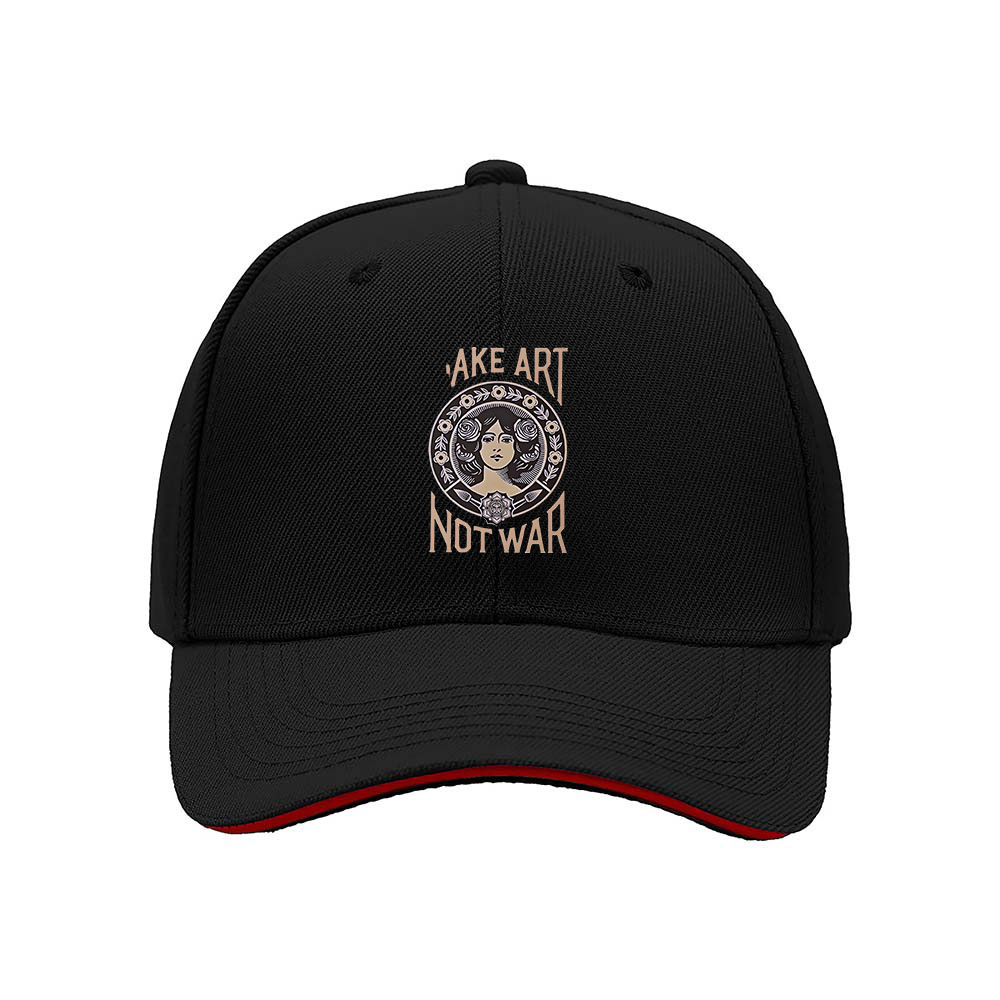 Make Art Not War Baseball Cap for Men Women Fashion Gift Hat
