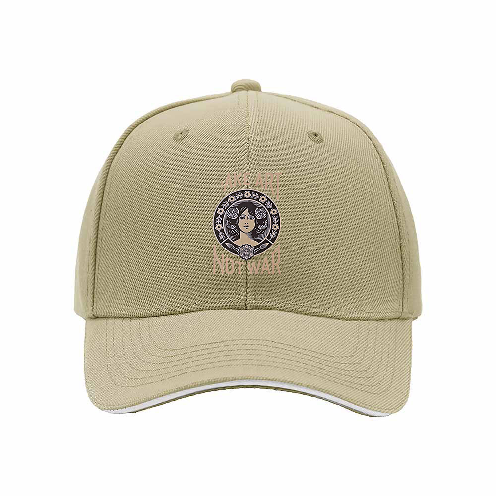 Make Art Not War Baseball Cap for Men Women Fashion Gift Hat - Image 4