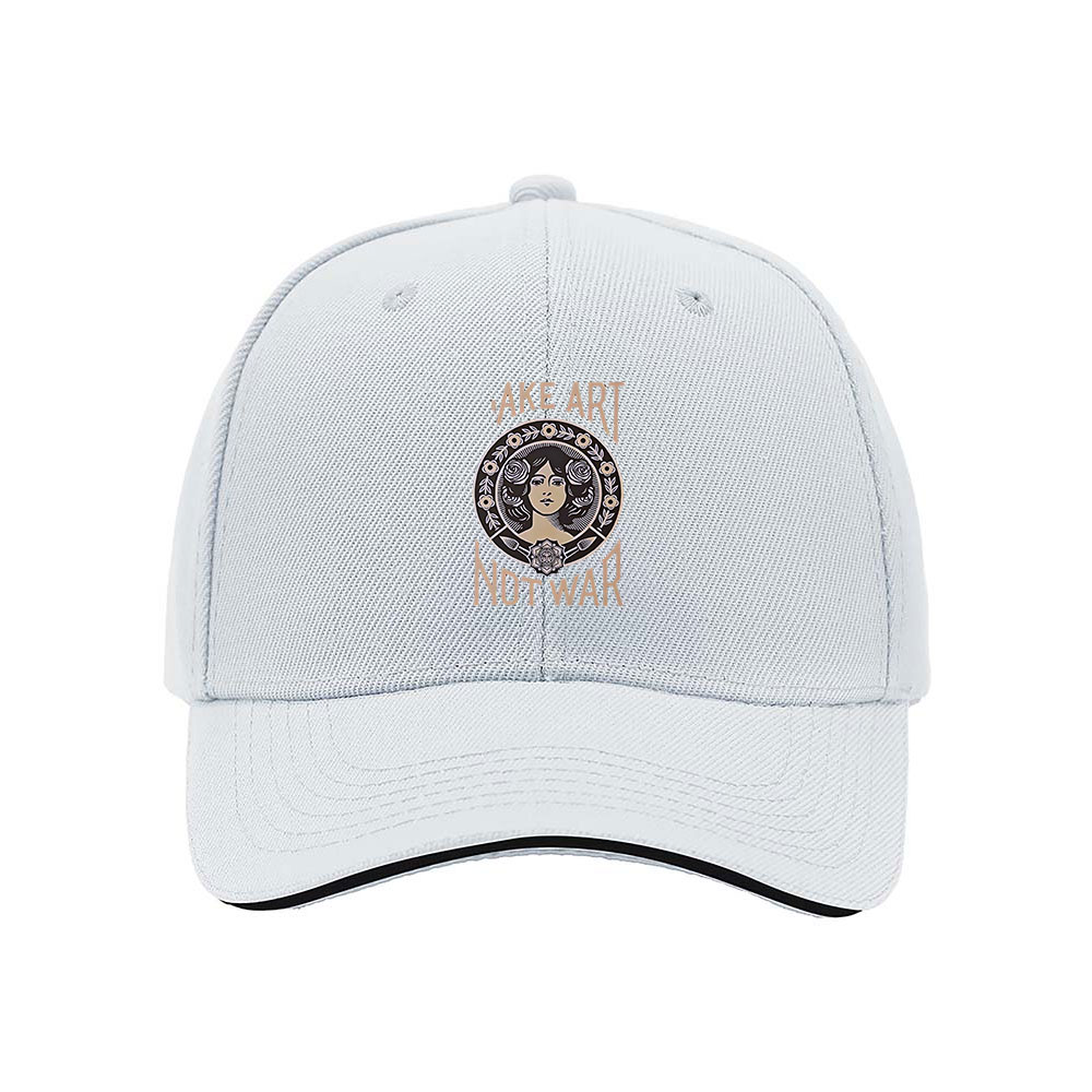 Make Art Not War Baseball Cap for Men Women Fashion Gift Hat - Image 5