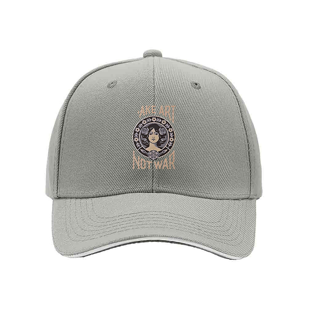Make Art Not War Baseball Cap for Men Women Fashion Gift Hat - Image 7
