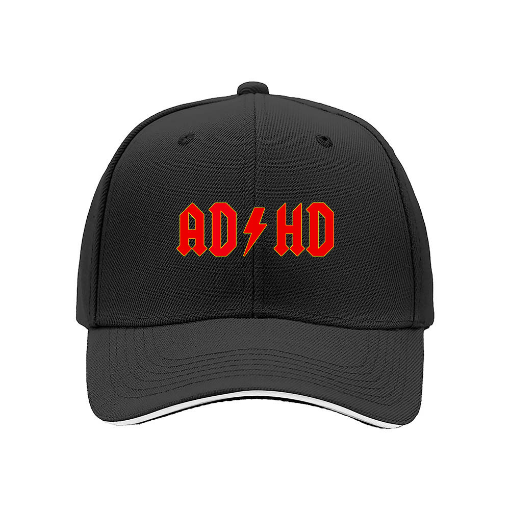 ADHD Rock Style Baseball Cap Men Women Gift Hat Fashion Trendy - Image 3