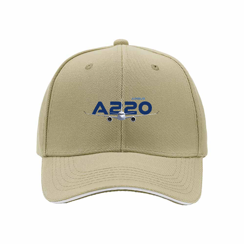 Airbus A220 Men's Baseball Cap Aviation Gift Hat - Image 4