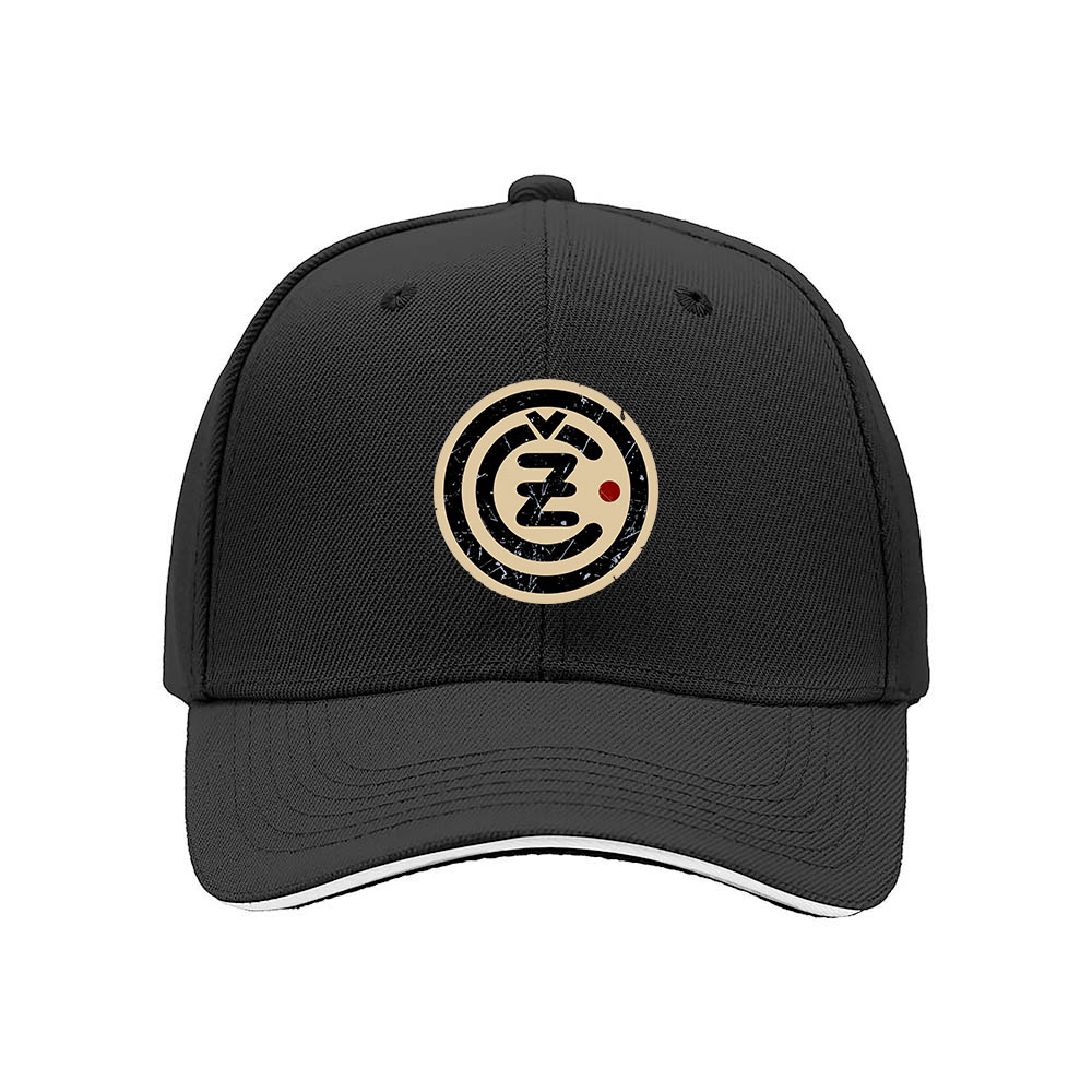 Black Baseball Cap with Gold Logo Men's Women's Fashion Gift Hat - Image 3