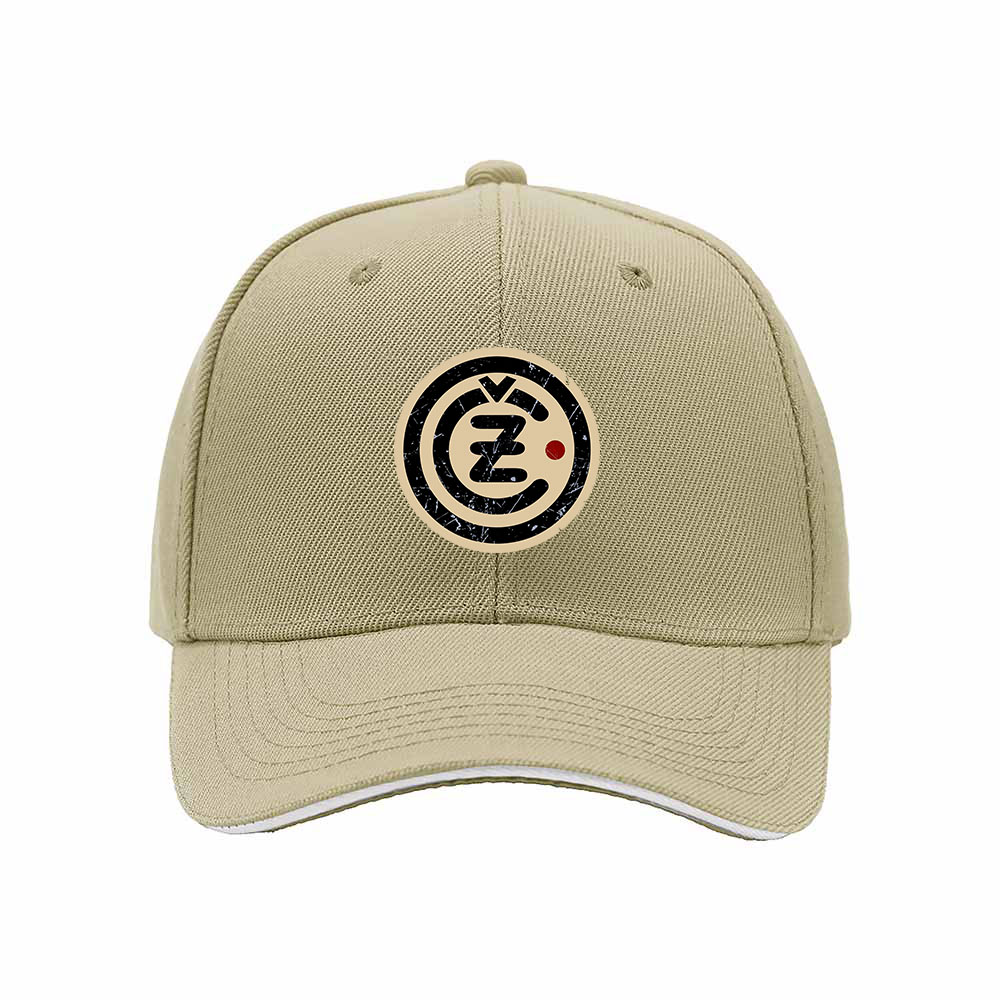Black Baseball Cap with Gold Logo Men's Women's Fashion Gift Hat - Image 4