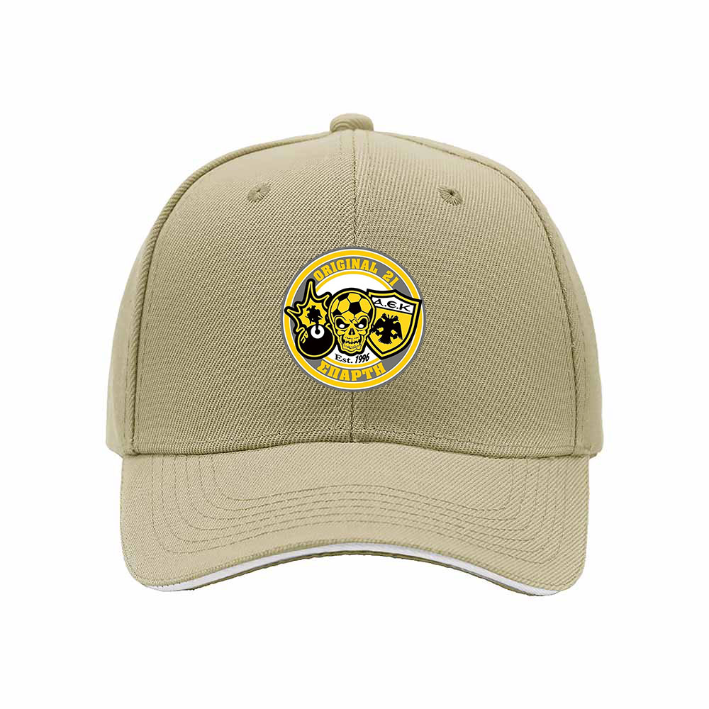 Original 21 Men's Baseball Cap Skull Soccer Design Gift for Fans - Image 4