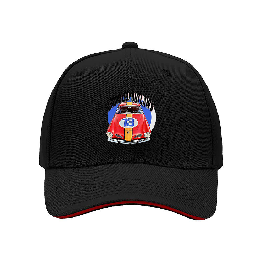 Classic Red Racing Car Men's Baseball Cap Gift for Car Enthusiasts