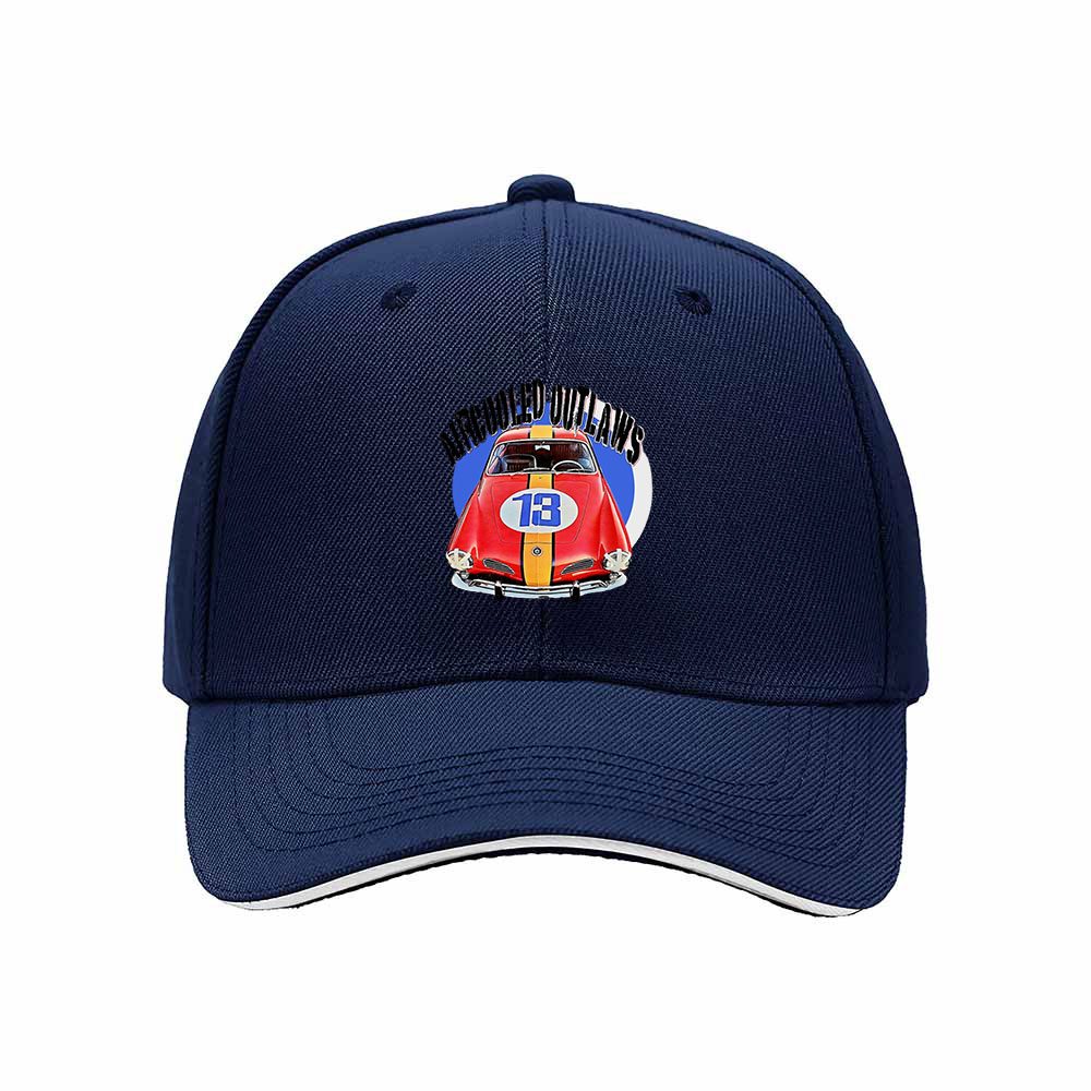 Classic Red Racing Car Men's Baseball Cap Gift for Car Enthusiasts - Image 2