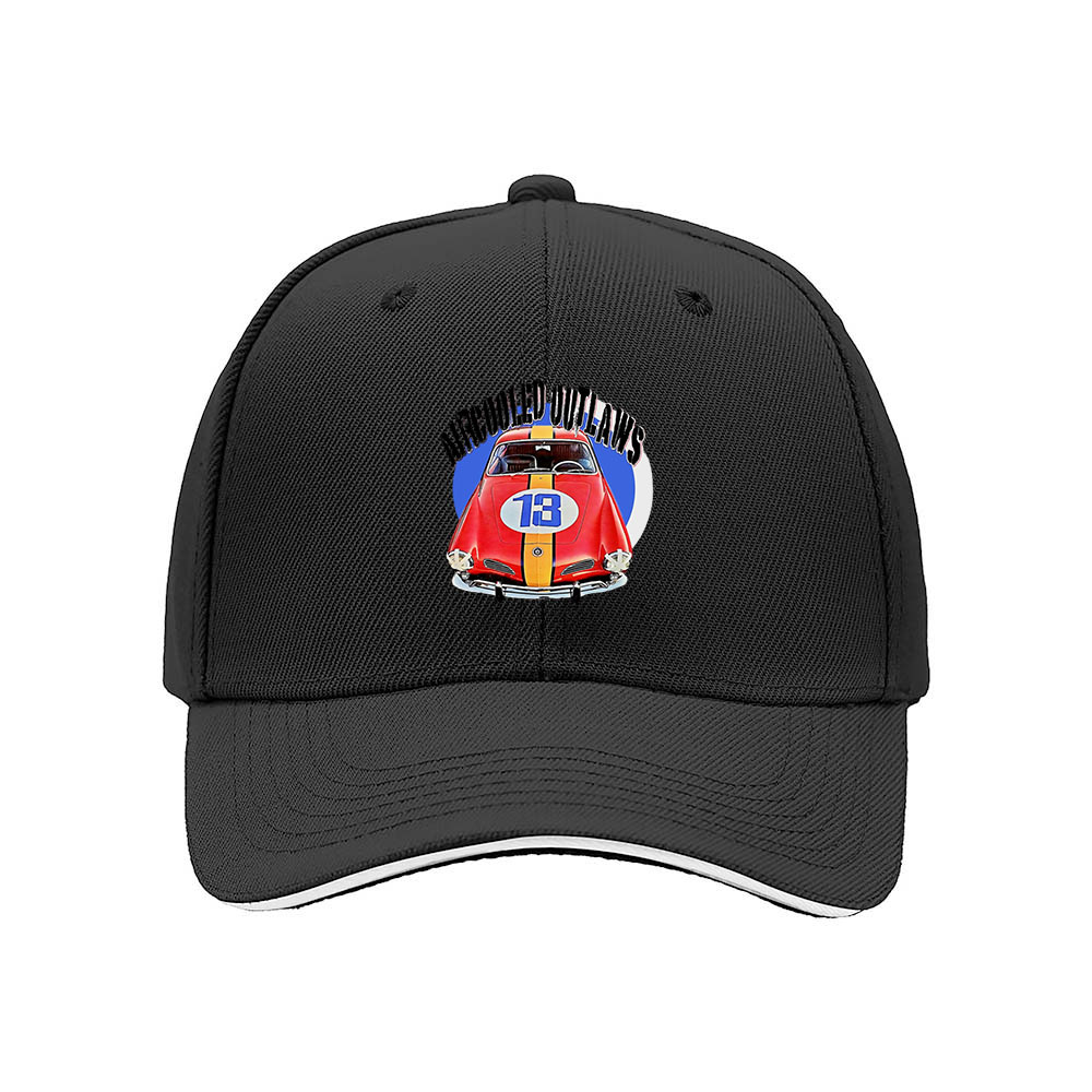 Classic Red Racing Car Men's Baseball Cap Gift for Car Enthusiasts - Image 3