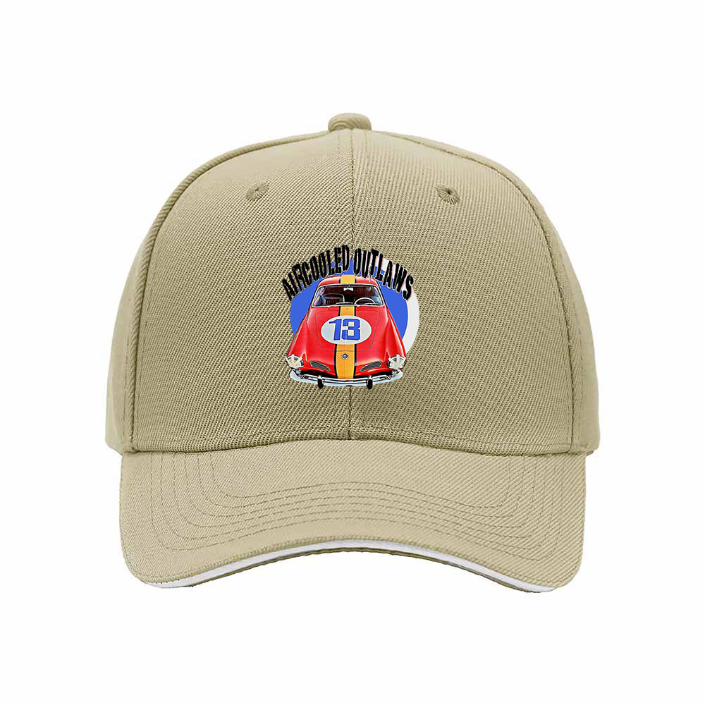 Classic Red Racing Car Men's Baseball Cap Gift for Car Enthusiasts - Image 4