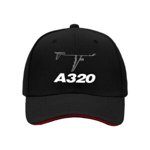 A320 Aircraft Logo Men's Baseball Cap Aviation Gift Hat