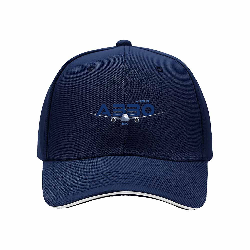 Airbus A330 Men's Baseball Cap Aviation Gift Hat - Image 2