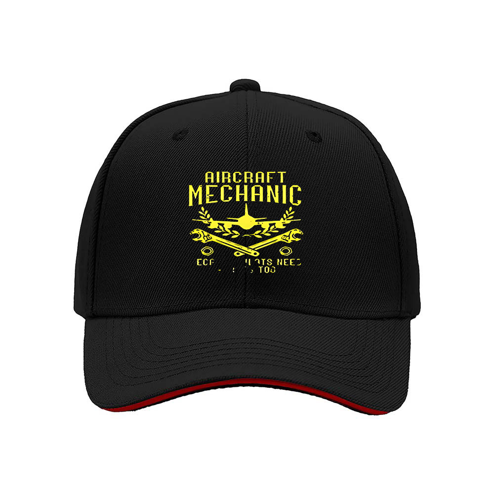 Aircraft Mechanic Men's Baseball Cap Gift for Aviation Enthusiasts