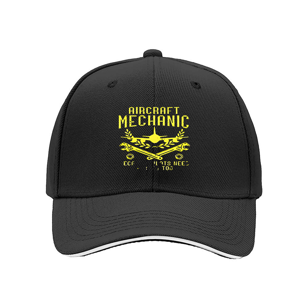Aircraft Mechanic Men's Baseball Cap Gift for Aviation Enthusiasts - Image 3