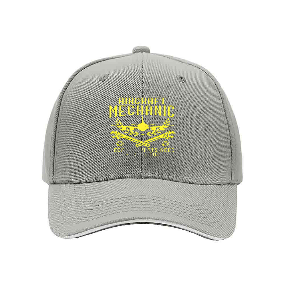 Aircraft Mechanic Men's Baseball Cap Gift for Aviation Enthusiasts - Image 7