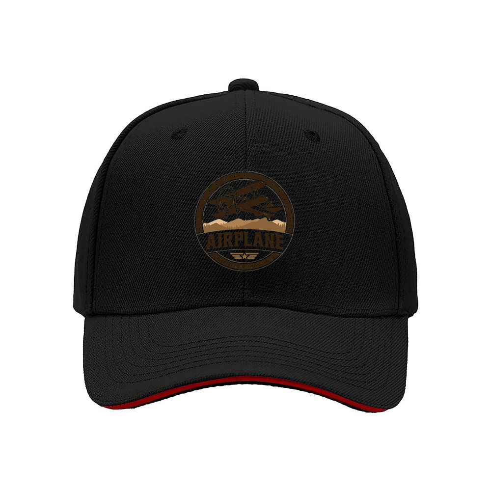Airplane Logo Men's Baseball Cap Outdoor Gift Hat