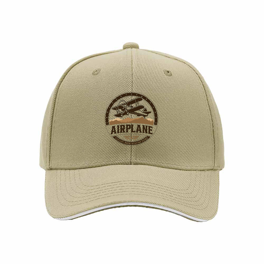 Airplane Logo Men's Baseball Cap Outdoor Gift Hat - Image 4