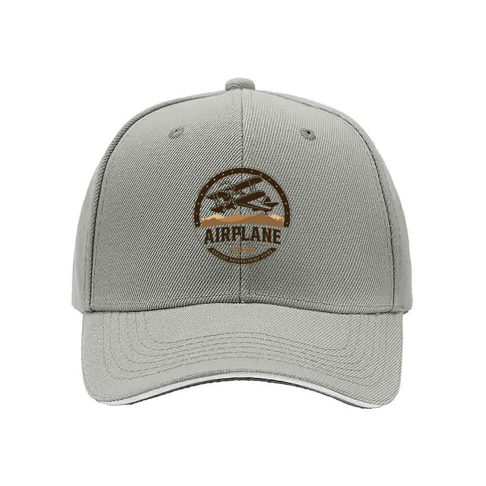 Airplane Logo Men's Baseball Cap Outdoor Gift Hat - Image 7