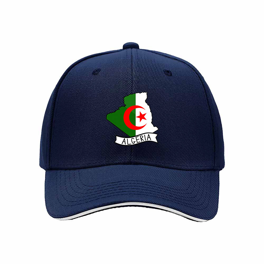 Algeria Flag Map Baseball Cap Men Women Gift Hat - Image 2