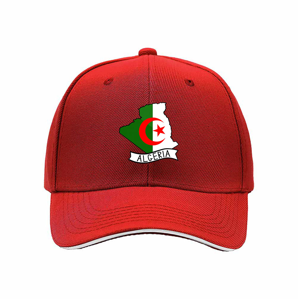 Algeria Flag Map Baseball Cap Men Women Gift Hat - Image 6