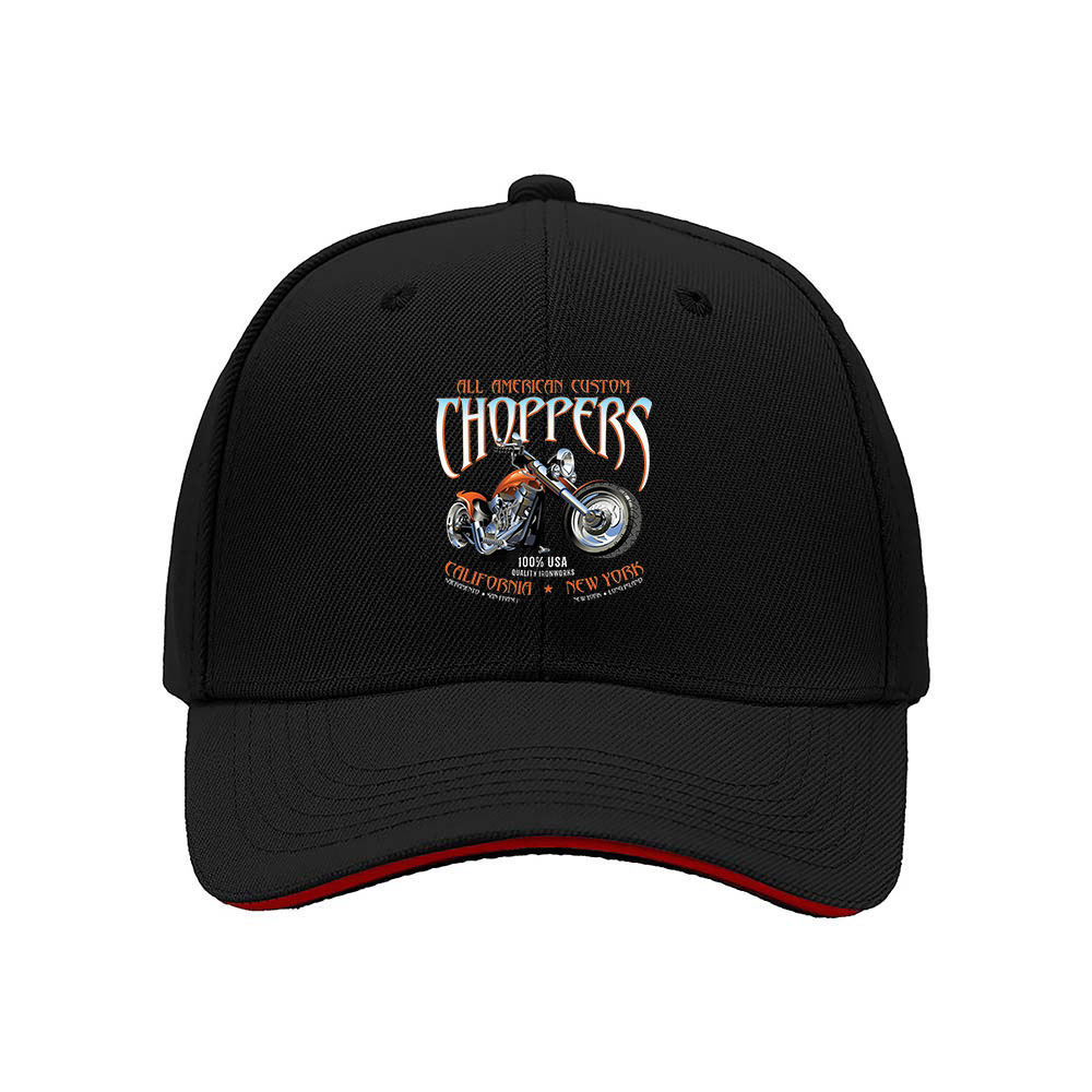 All American Custom Choppers Men's Baseball Cap Motorcycle Gift Hat