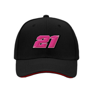 Pink 21 Number Baseball Cap Men Women Fashion Gift Hat