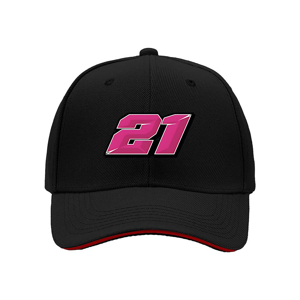 Pink 21 Number Baseball Cap Men Women Fashion Gift Hat