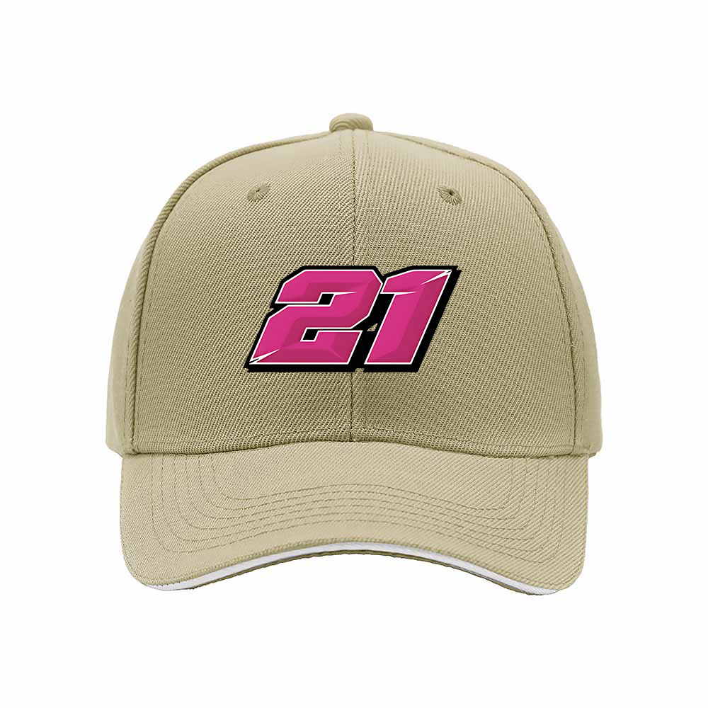 Pink 21 Number Baseball Cap Men Women Fashion Gift Hat - Image 4