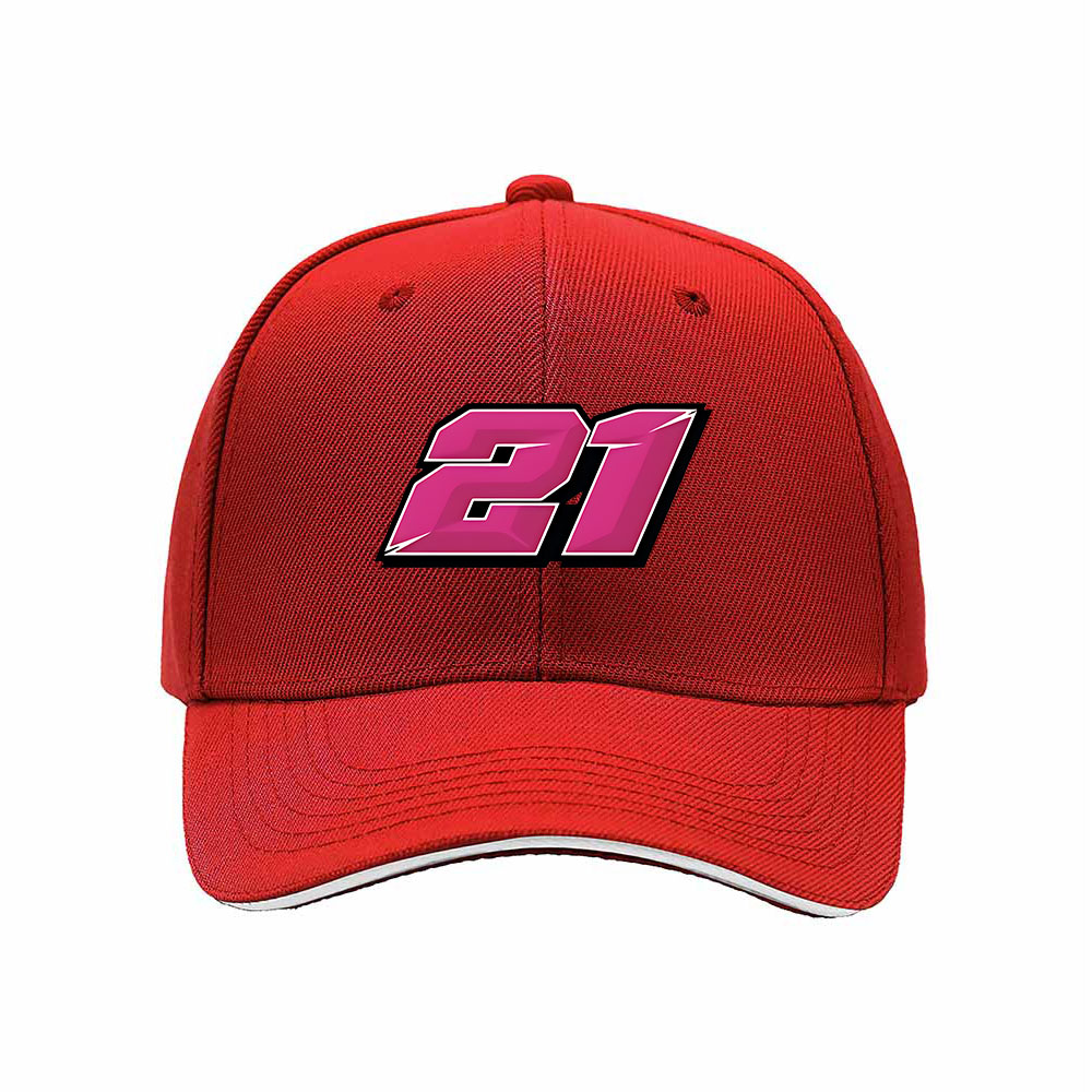 Pink 21 Number Baseball Cap Men Women Fashion Gift Hat - Image 6