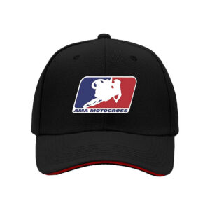 Black AMA Motocross Baseball Cap Men Women Gift Sport Hat
