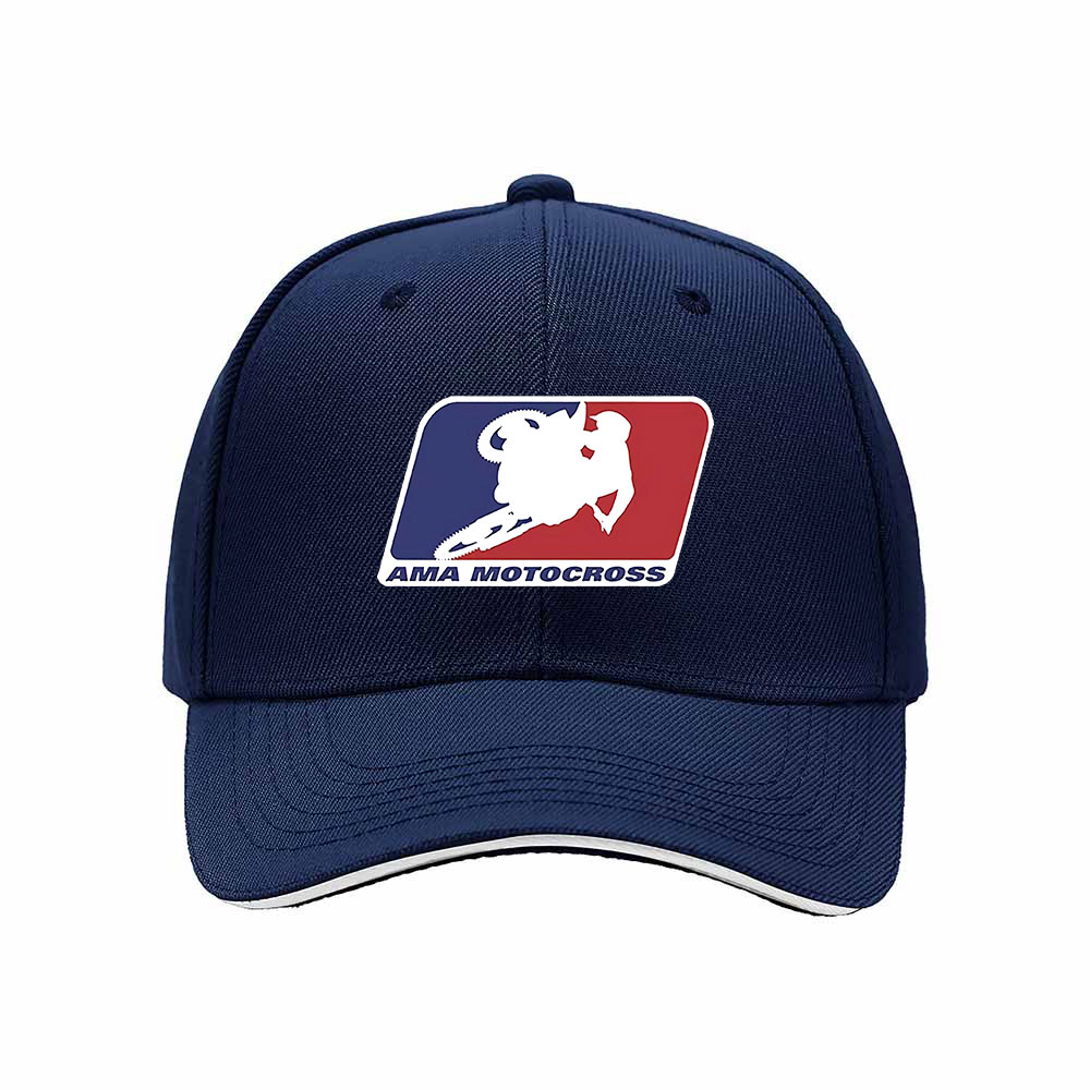 Black AMA Motocross Baseball Cap Men Women Gift Sport Hat - Image 2