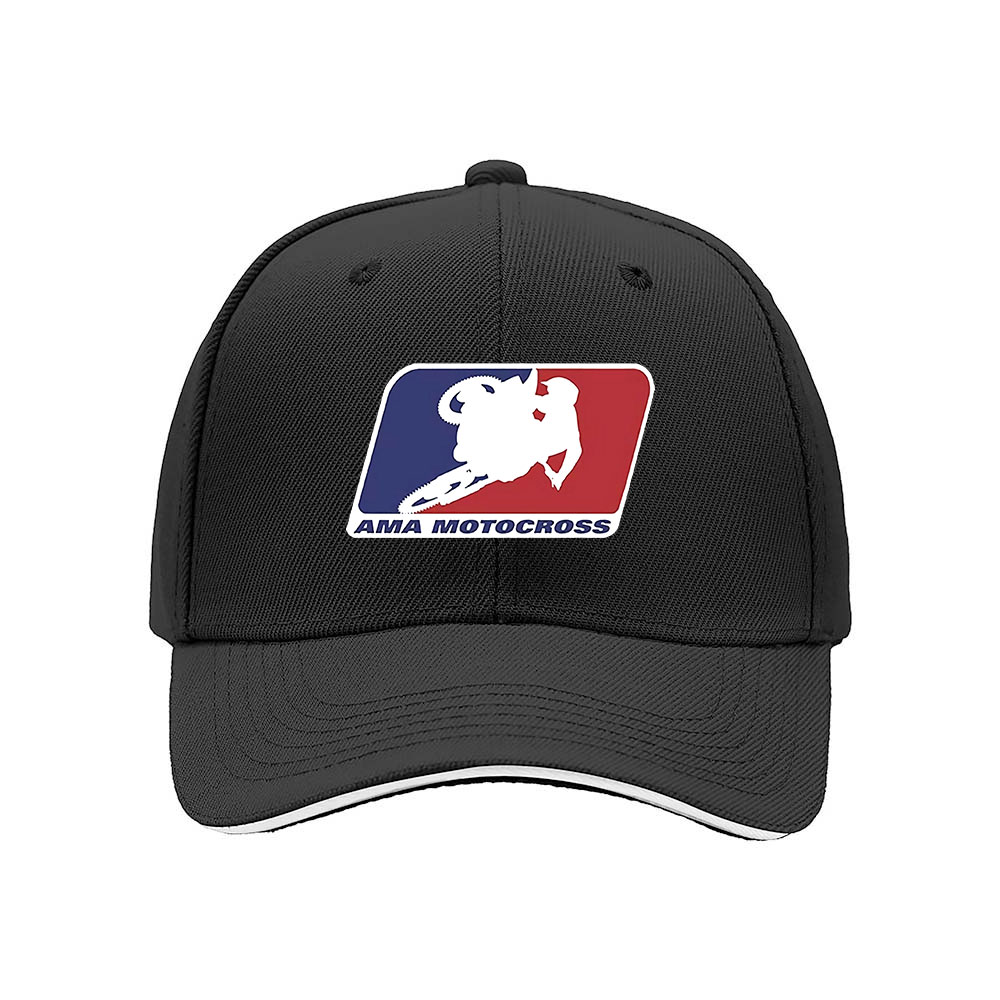 Black AMA Motocross Baseball Cap Men Women Gift Sport Hat - Image 3