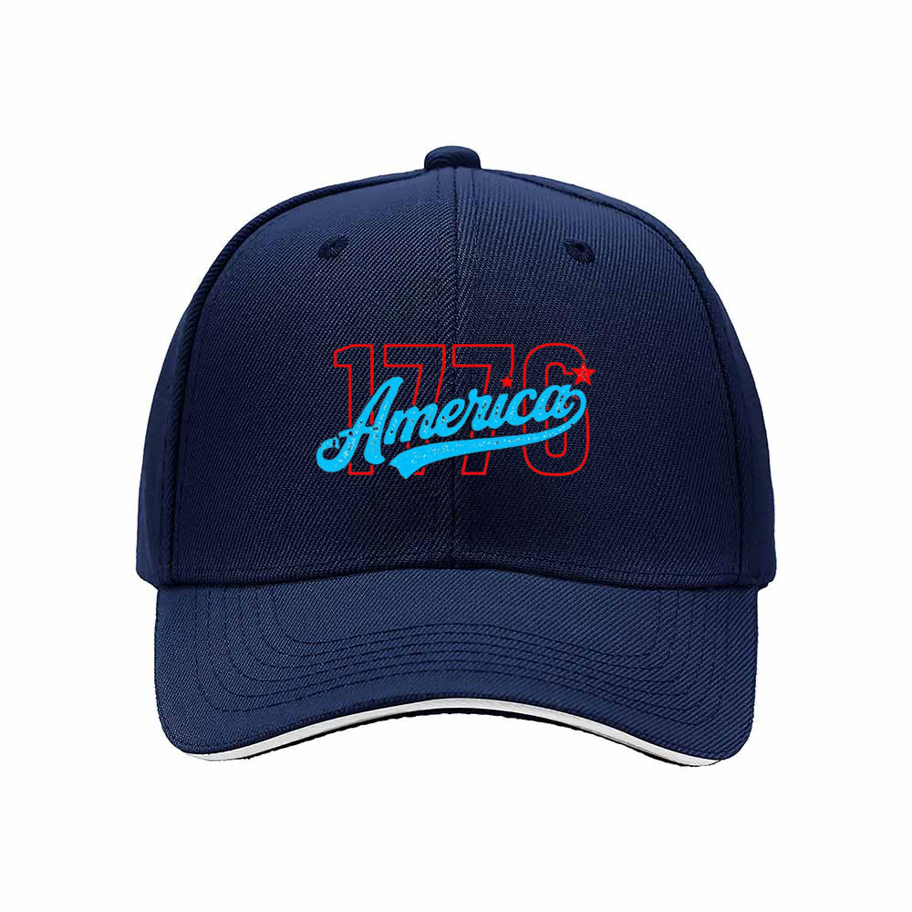 1776 America Men's Baseball Cap Patriotic Gift Hat - Image 2
