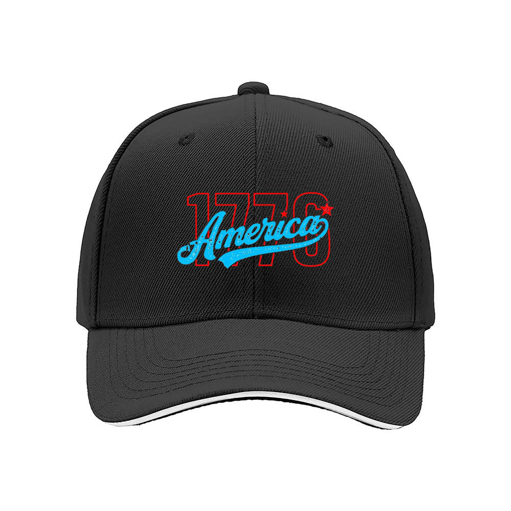 1776 America Men's Baseball Cap Patriotic Gift Hat - Image 3