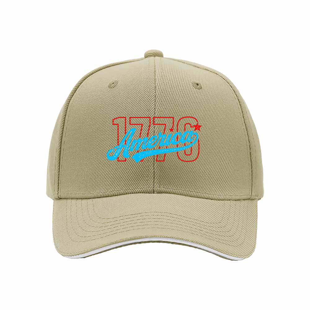 1776 America Men's Baseball Cap Patriotic Gift Hat - Image 4