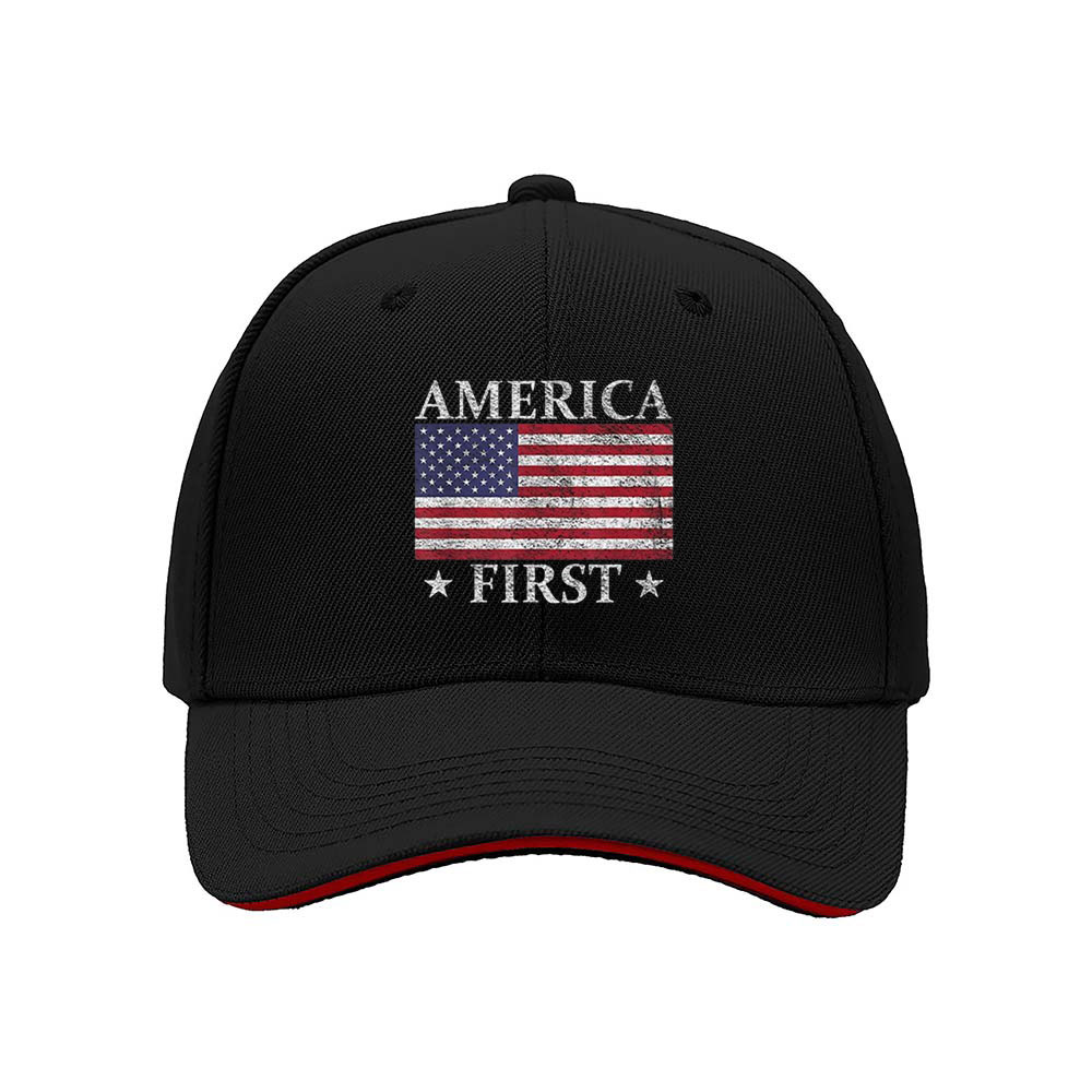 America First Flag Baseball Cap Men Women Patriotic Hat Gift