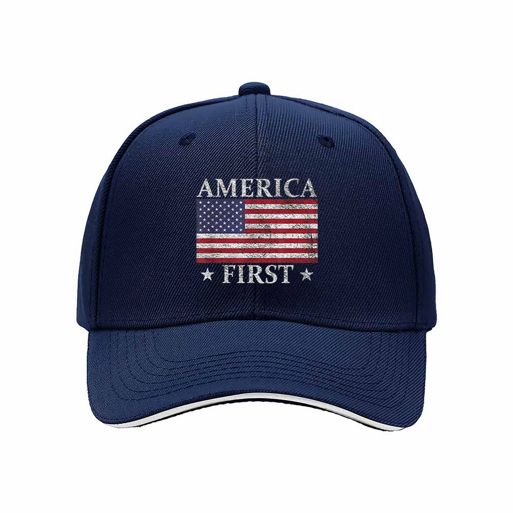 America First Flag Baseball Cap Men Women Patriotic Hat Gift - Image 2