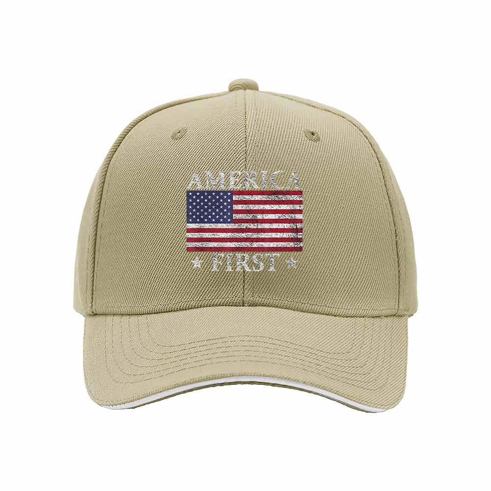 America First Flag Baseball Cap Men Women Patriotic Hat Gift - Image 4