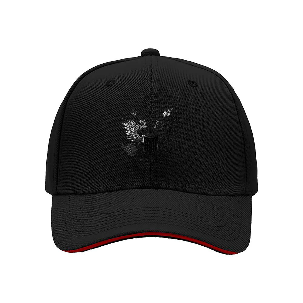 Black Eagle Embroidered Baseball Cap for Men Women Outdoor Gift