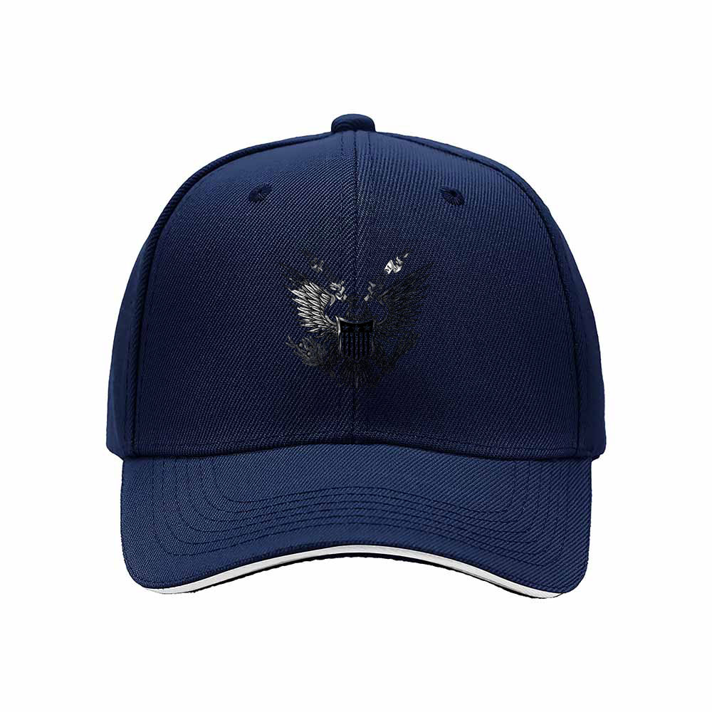 Black Eagle Embroidered Baseball Cap for Men Women Outdoor Gift - Image 2