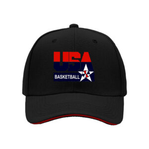 USA Basketball Men's Baseball Cap Red White Blue Logo Hat Gift