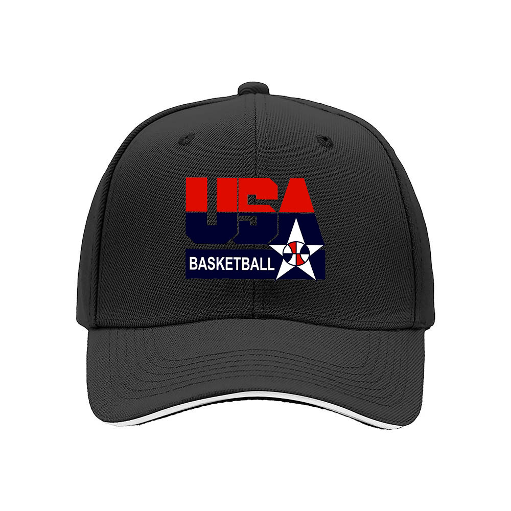 USA Basketball Men's Baseball Cap Red White Blue Logo Hat Gift - Image 3