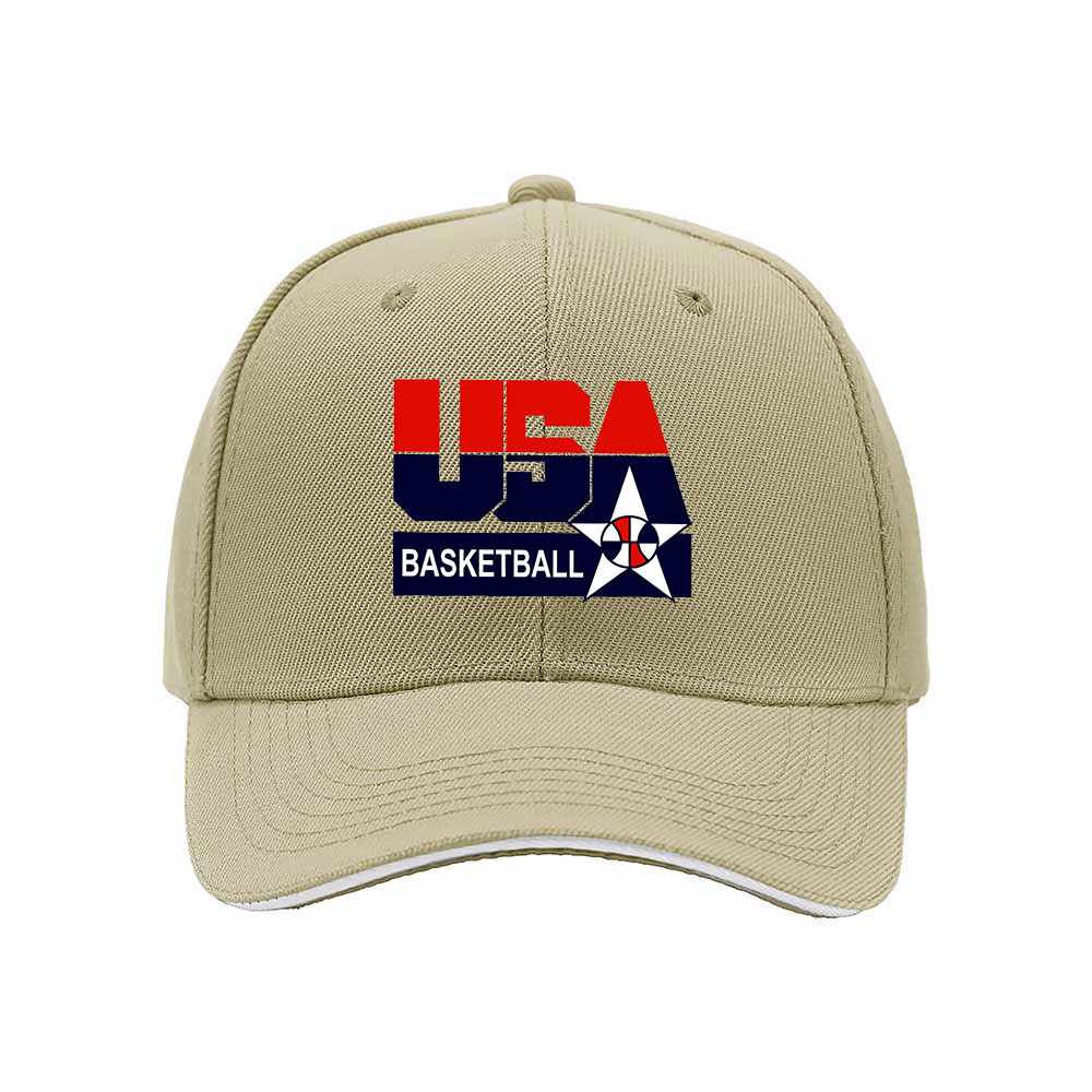 USA Basketball Men's Baseball Cap Red White Blue Logo Hat Gift - Image 4