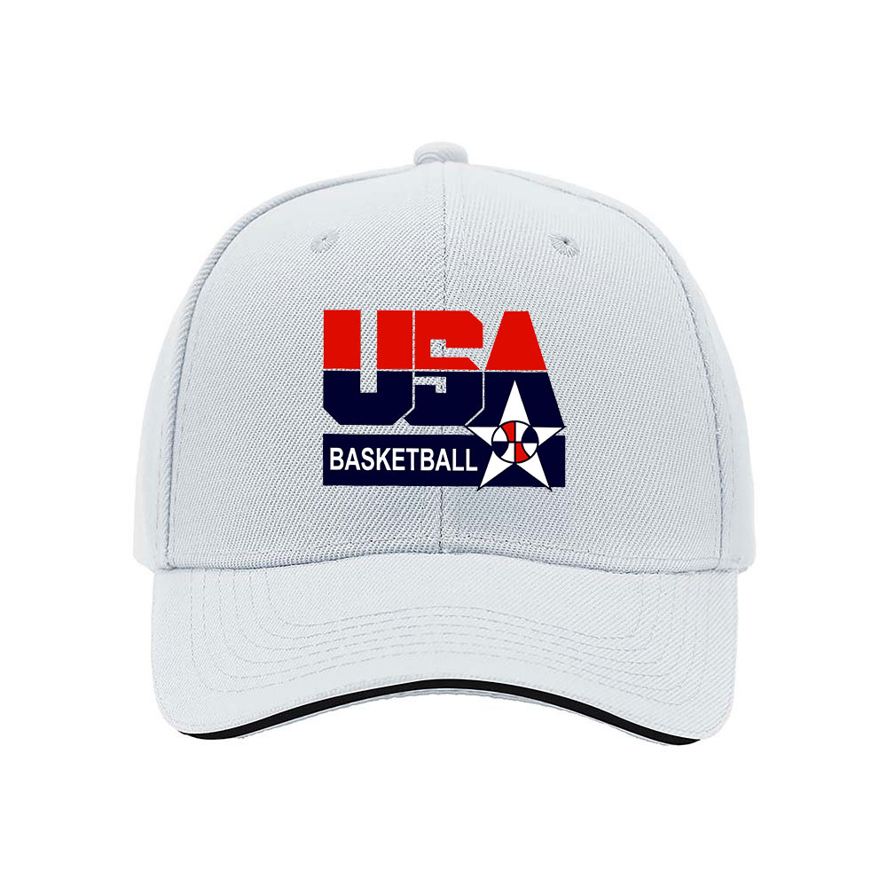USA Basketball Men's Baseball Cap Red White Blue Logo Hat Gift - Image 5