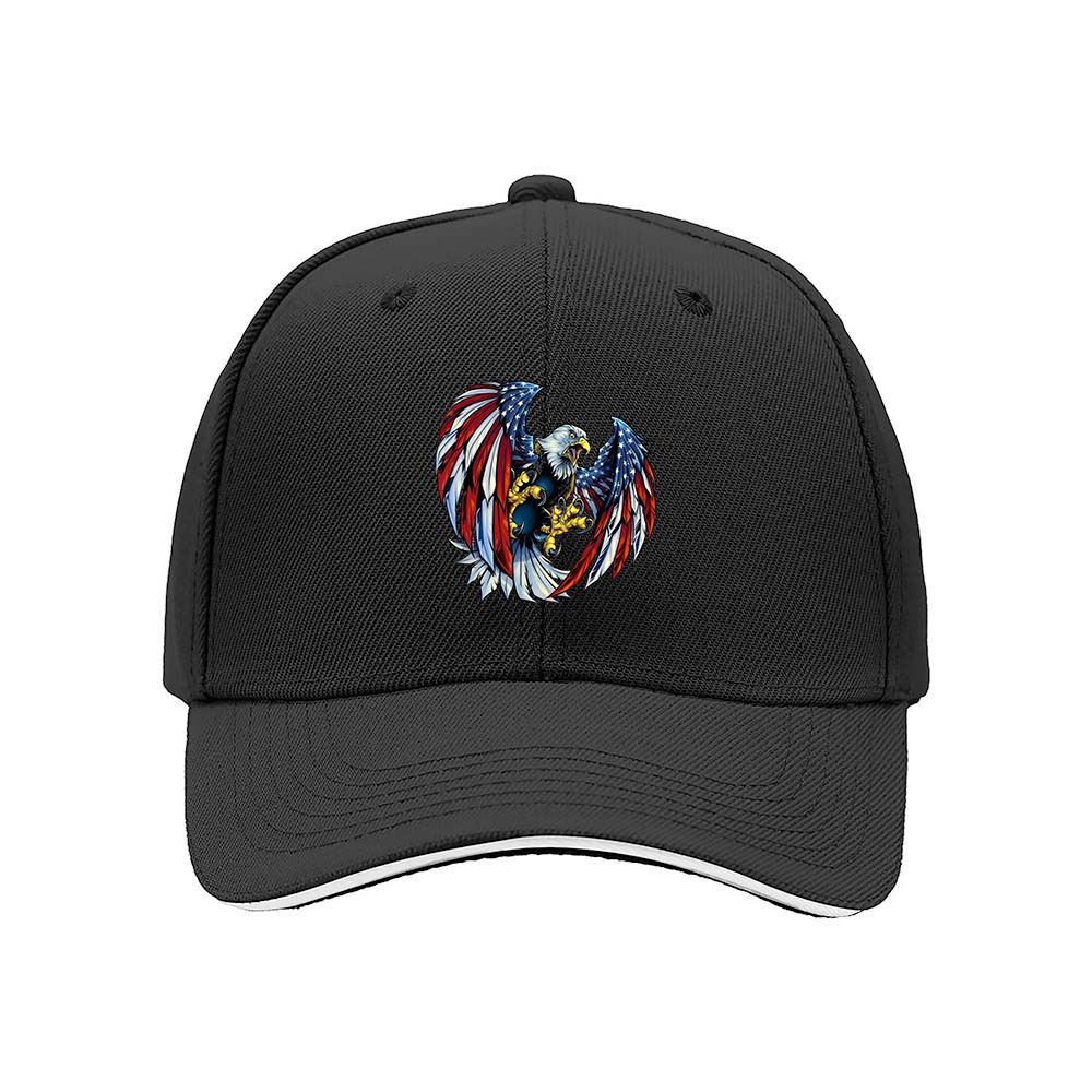 American Eagle Flag Cap Men's Baseball Hat Patriotic Gift - Image 3