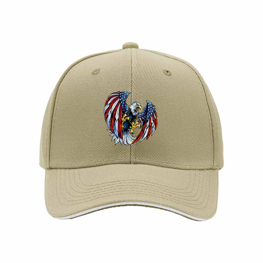 American Eagle Flag Cap Men's Baseball Hat Patriotic Gift - Image 4