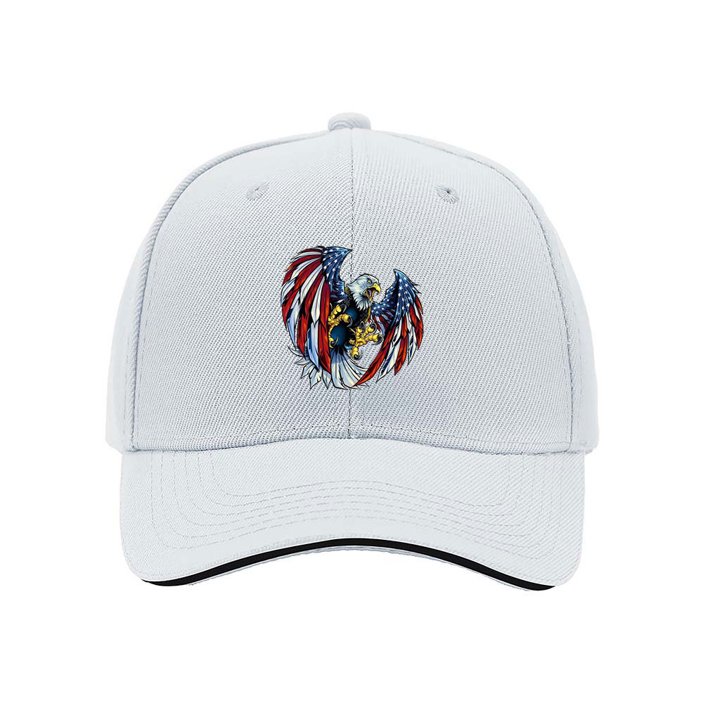 American Eagle Flag Cap Men's Baseball Hat Patriotic Gift - Image 5